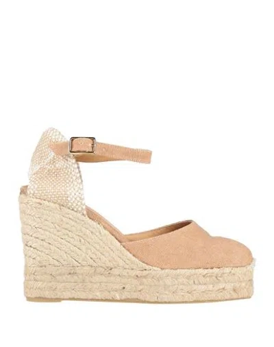 Castaã±er Castañer Woman Espadrilles Sand Size 10 Textile Fibers In Beige