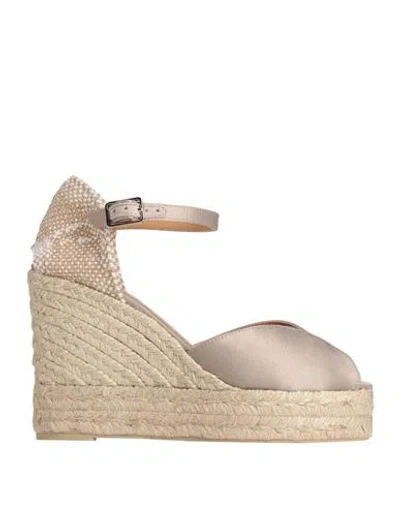 Castaã±er Castañer Woman Espadrilles Sand Size 7.5 Textile Fibers In Beige