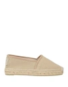 Castaã±er Castañer Woman Espadrilles Sand Size 7.5 Textile Fibers In Beige