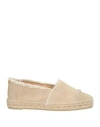Castaã±er Castañer Woman Espadrilles Sand Size 9 Textile Fibers In Beige