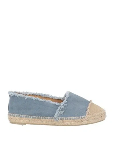 Castaã±er Kampala Frayed Espadrilles In Blue