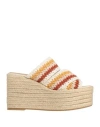 Castaã±er Castañer Woman Espadrilles White Size 6 Textile Fibers In White