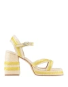 Castaã±er Castañer Woman Sandals Beige Size 7.5 Straw In Beige