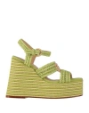 Castaã±er Fiodora Heels In Green