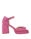 Castaã±er Castañer Woman Espadrilles Mauve Size 6.5 Textile Fibers In Purple