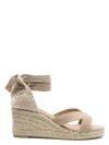 Castaã±er Castañer Bailey Canvas Espadrilles In Beige