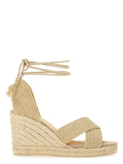 Castaã±er Women's Becca Espadrilles In Gold