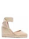 Castaã±er Castañer Carina Canvas Espadrilles In Beige