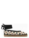 Castaã±er Carina Low Espadrilles In Multicoloured Crochet In Multicolor