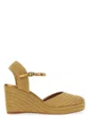 Castaã±er Castañer Espadrille "carolyn" In Gold