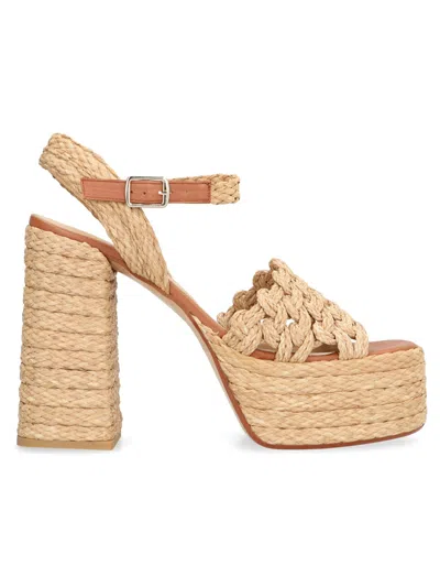 Castaã±er Castañer Woman Espadrilles Beige Size 7.5 Textile Fibers