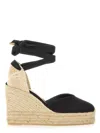 Castaã±er Carina Canvas Espadrilles In Black
