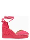 Castaã±er Castañer Magenta Carina 8/007 Espadrilles In Pink