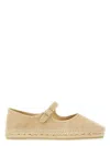 Castaã±er Buckle Ballet Shoes In Animal Print