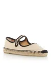 Castaã±er Castaner Black Espadrilles With Stylish Front Lacing In Canvas Crudo