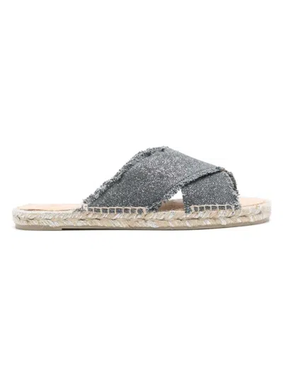 CASTAÃ±ER WOMEN'S PALMERA CANVAS FLAT SANDALS