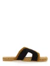 Castaã±er Braided Sole Espadrilles Open Toe In Black