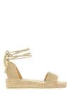 Castaã±er Castañer Espadrille Silvia Sandals In Gold
