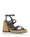 Castaã±er Women's Victoria Platform Sandals In Negro