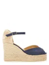 Castaã±er Castañer Espadrille "white" In Blue