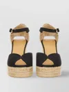 Castaã±er Woven Texture Espadrille Sandalwood