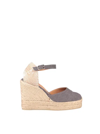 CASTAÃ±ER WOVEN WEDGE-HEEL ESPADRILLES