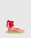 Shop Castaã±er X Castañer Gea Wrap Espadrille Flat
