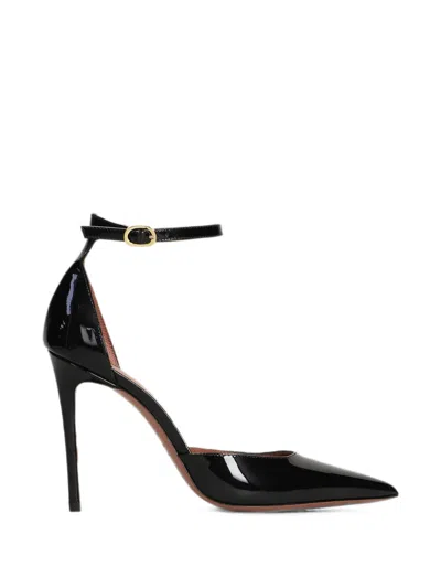 Castagna Caryn Patent-leather Ankle-strap Pumps In Multi