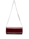 Castagna Chain Shoulder Bag In Red