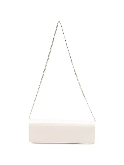 Castagna Chain-strap Clutch Bag In Neutral
