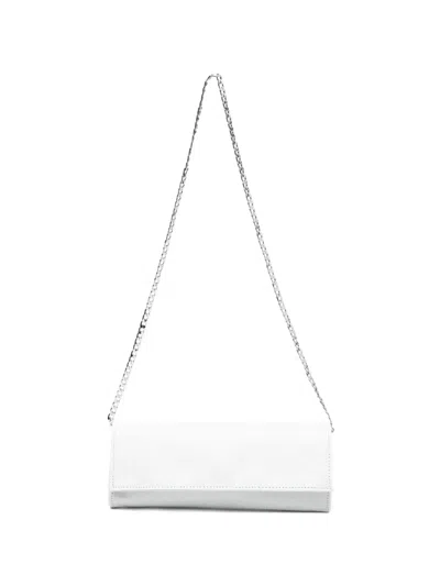 Castagna Chain-strap Clutch Bag In White