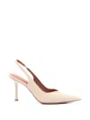 Castagna Darya Slingback Point-toe Pumps In Neutral