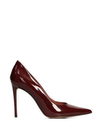 Castagna Hope New 105 Patent-leather Pumps In Burgundy