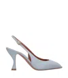 Castagna With Heel Light Blue In Blue