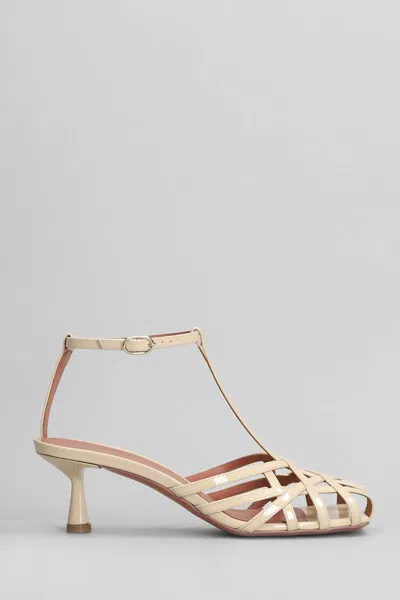 Castagna Manila Sandals In White