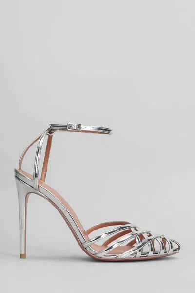 Castagna Miami Sandals In Silver