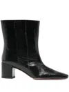 Castagna Pointed Boots In Black