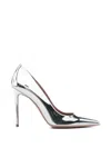 Castagna Pointed-toe Pumps In Silver