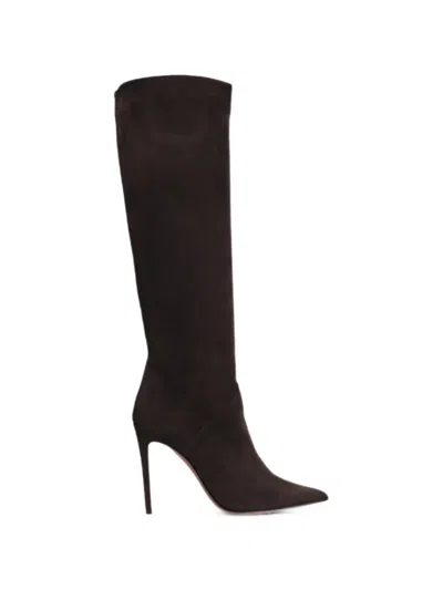Castagna Smirne Pointed-toe Stiletto-heel Boots In Brown