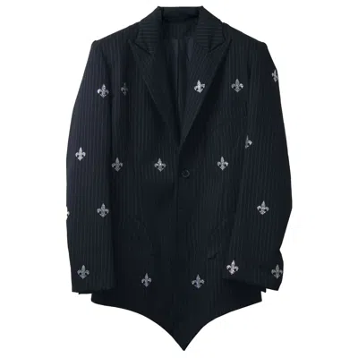 Castaneda Men's  Black Tailored Jacket Boxy Fit