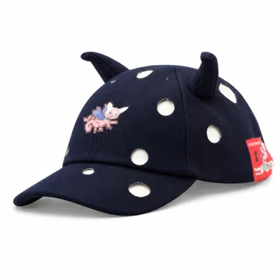 Castaneda Women's Blue  Nuit Baseball Cap Monstre