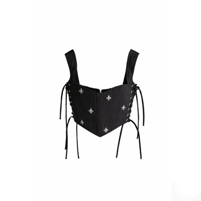 Castaneda Women's  Black Bustier