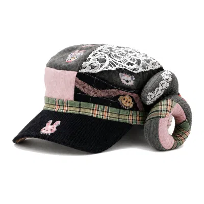 Castaneda Women's  Gâteau Baker Boy Hat Faun In Animal Print