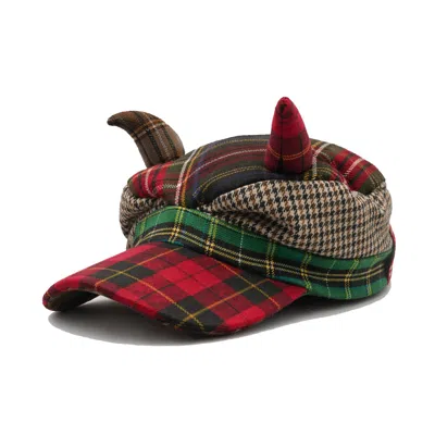 Castaneda Women's  Rainbow Baker Boy Hat Monstre In Multi
