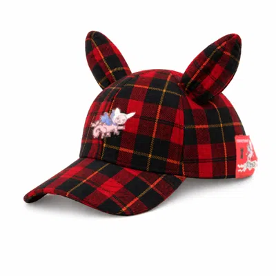 Castaneda Women's  Red Baseball Cap Lapin In Multi