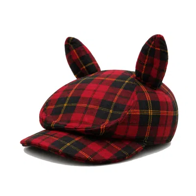 Castaneda Women's  Red Driver Cap Lapin