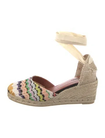 Pre-owned Castaner X Missoni Patterned Espadrilles