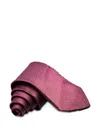 Castangia Geometric-pattern Silk Tie