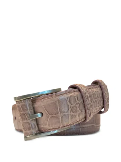 CASTANGIA LEATHER BUCKLE BELT