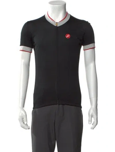 Pre-owned Castelli Crew Neck Sleeveless T-shirt In Black
